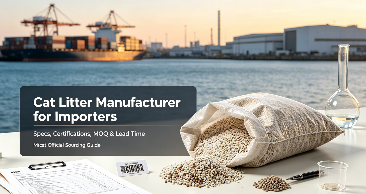 Cat Litter Manufacturer for Importers: Specs, Certifications, MOQ & Lead Time