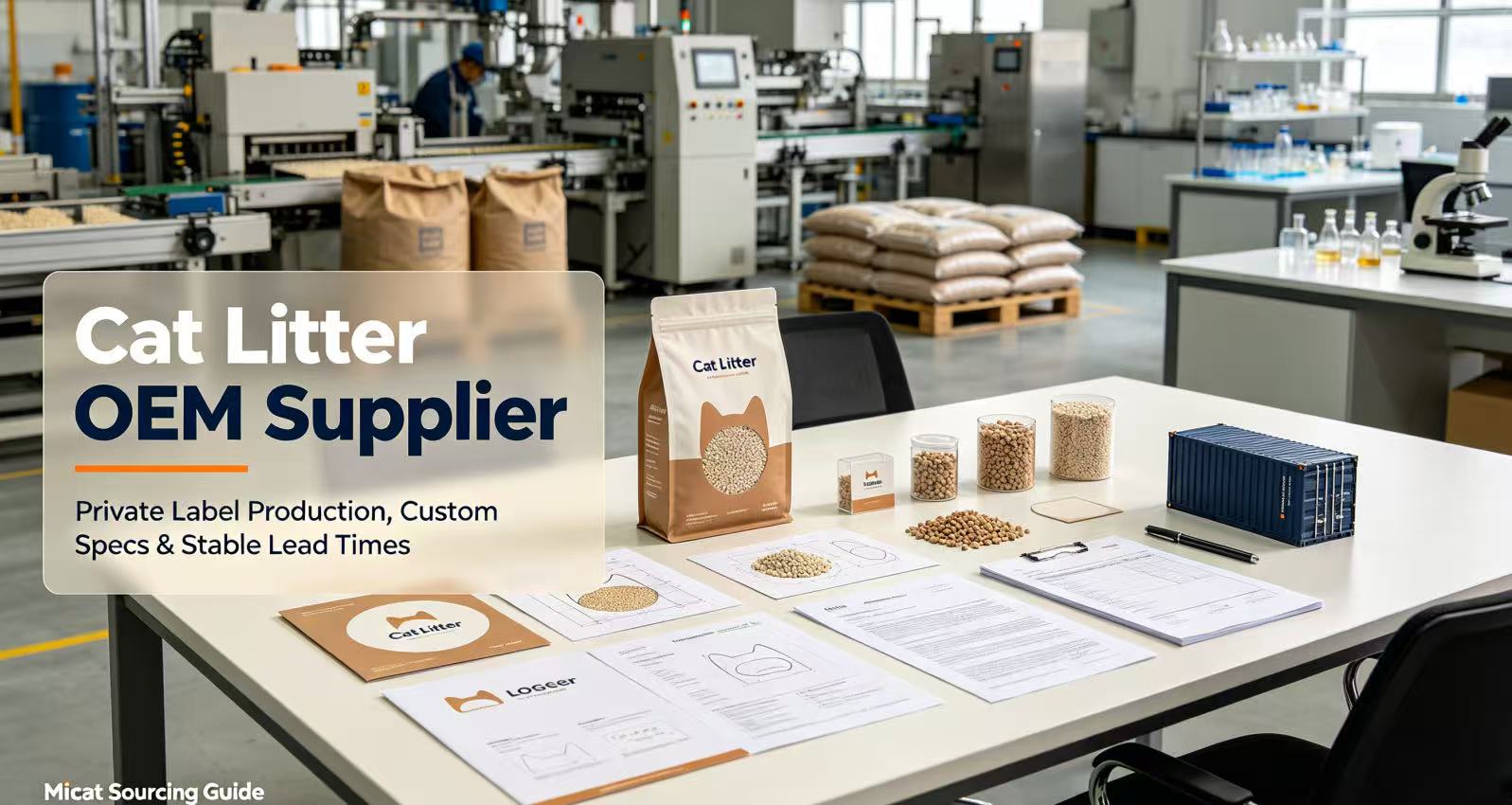 Cat Litter OEM Supplier: Private Label Production, Custom Specs & Stable Lead Times
