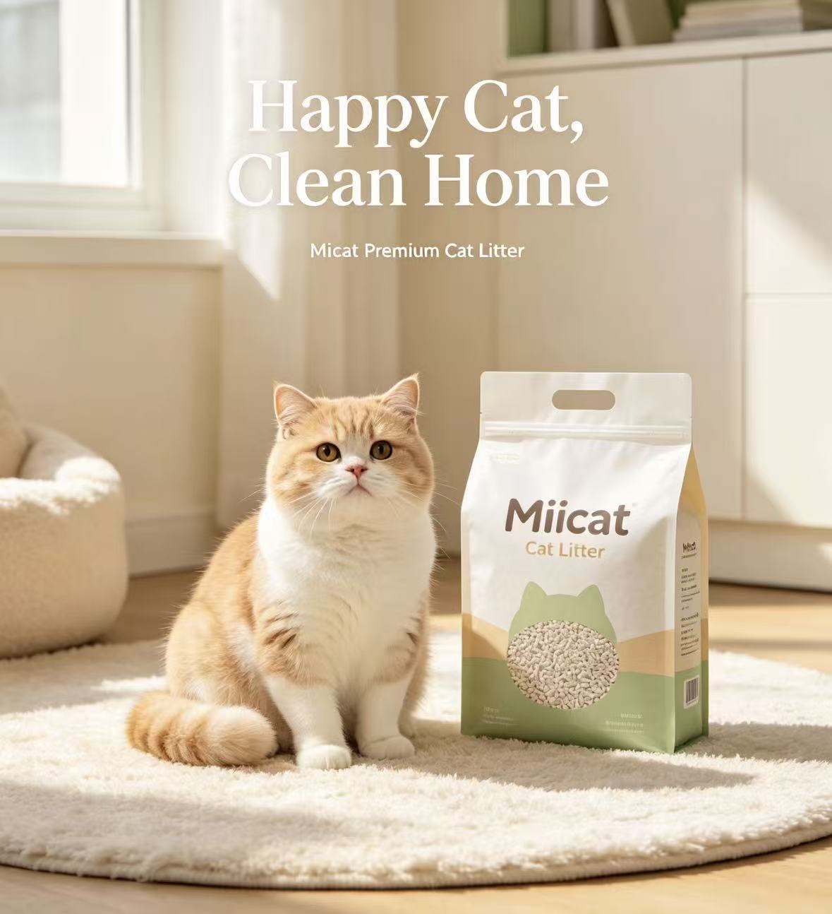 Bulk Cat Litter China Factory: Container Orders, OEM/ODM & Competitive FOB Pricing