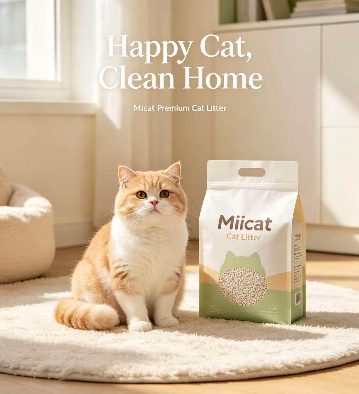 Bulk Cat Litter China Factory: Container Orders, OEM/ODM & Competitive FOB Pricing