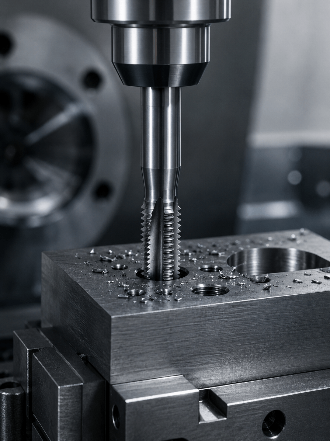 Tapping Hardened Steel (HRC 45+): Carbide Tap Selection and Best Practices