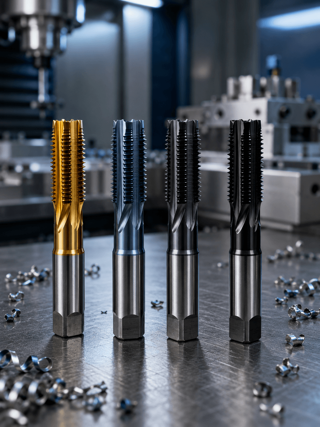 Tap Coatings Explained: TiN vs. TiCN vs. TiAlN vs. DLC Coatings
