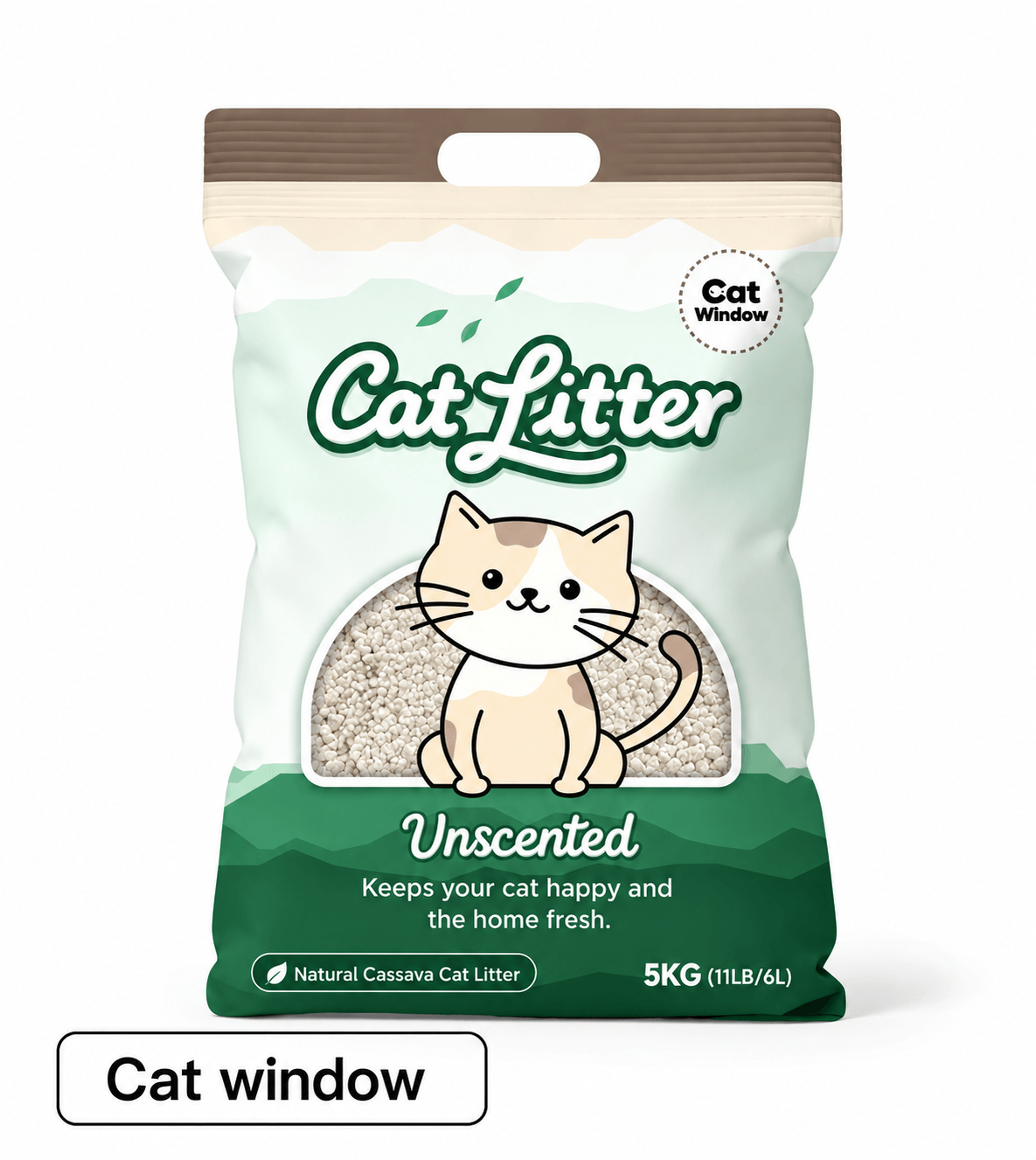 Firm-Clumping Cassava Cat Litter